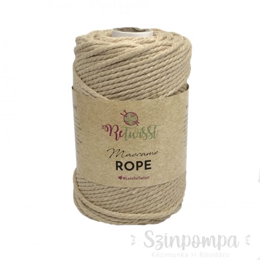 Retwisst Macrame Rope - Bézs