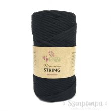 Retwisst Macrame String 3mm - Fekete