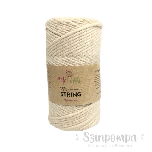 Retwisst Macrame String 3mm - Natúr