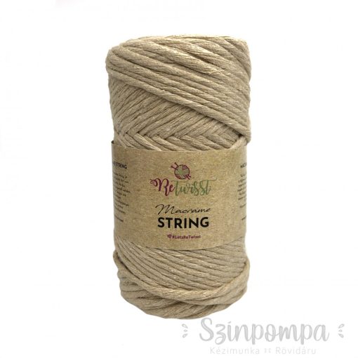 Retwisst Macrame String 3mm - Bézs