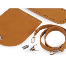 Sárga ekobőr táskaalap készlet