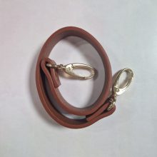 Ekobőr táskafül - barna és arany