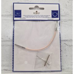 DMC cserélhető körkötőtűhöz kábel - 15 cm
