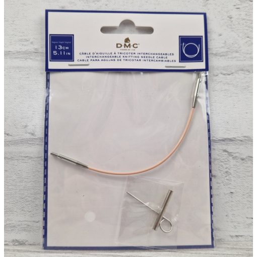 DMC cserélhető körkötőtűhöz kábel - 15 cm