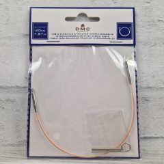 DMC cserélhető körkötőtűhöz kábel - 20 cm