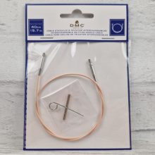 DMC cserélhető körkötőtűhöz kábel - 40 cm