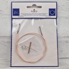 DMC cserélhető körkötőtűhöz kábel - 40 cm
