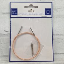 DMC cserélhető körkötőtűhöz kábel - 60 cm