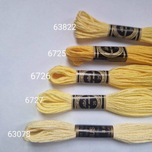 Venus  Mouliné osztott hímzőfonal - Sárgák