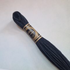 Venus  Mouliné osztott hímzőfonal - Fekete - 6310