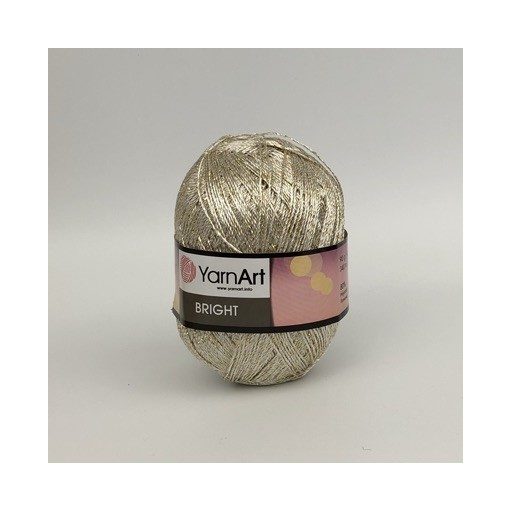 YarnArt Bright - Pezsgő, arany szállal