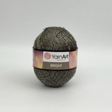YarnArt Bright - Barna, ezüst szállal