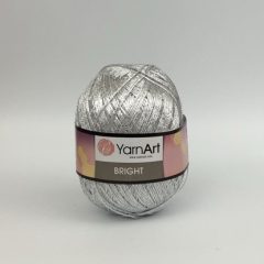 YarnArt Bright - Ezüst, fém szállal