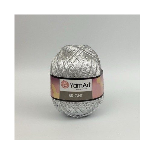 YarnArt Bright - Ezüst, fém szállal
