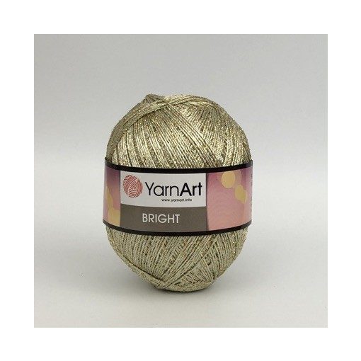 YarnArt Bright - Arany, fém szállal