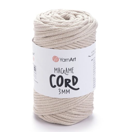 Yarnart Macrame Cord 3 mm - Drapp