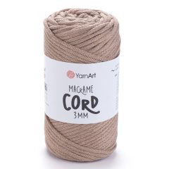 Yarnart Macrame Cord 3 mm - Középbarna