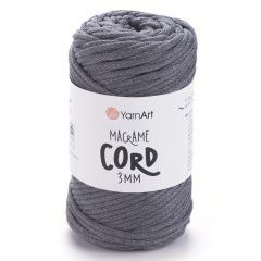 Yarnart Macrame Cord 3 mm - Középszürke