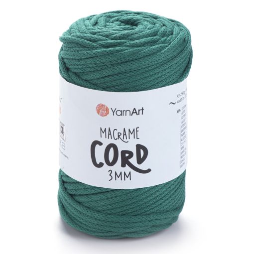 Yarnart Macrame Cord 3 mm - Zöld