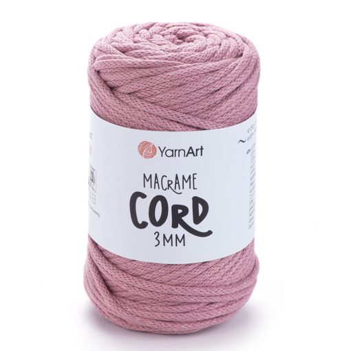 Yarnart Macrame Cord 3 mm - Rózsaszín