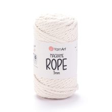 Yarnart Macrame Rope 3 mm - Ekrü