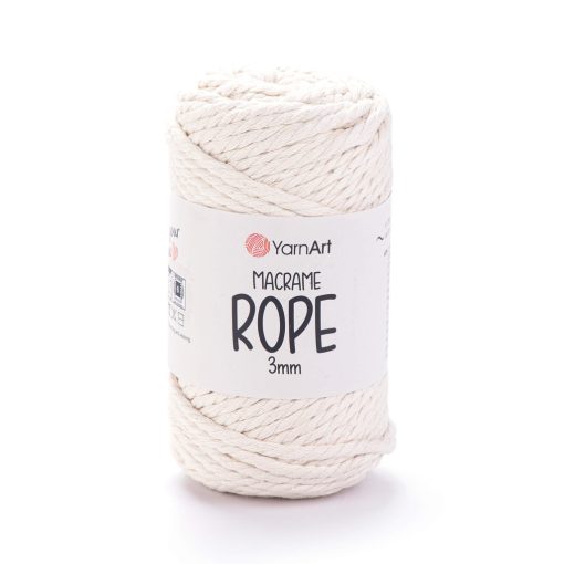 Yarnart Macrame Rope 3 mm - Ekrü